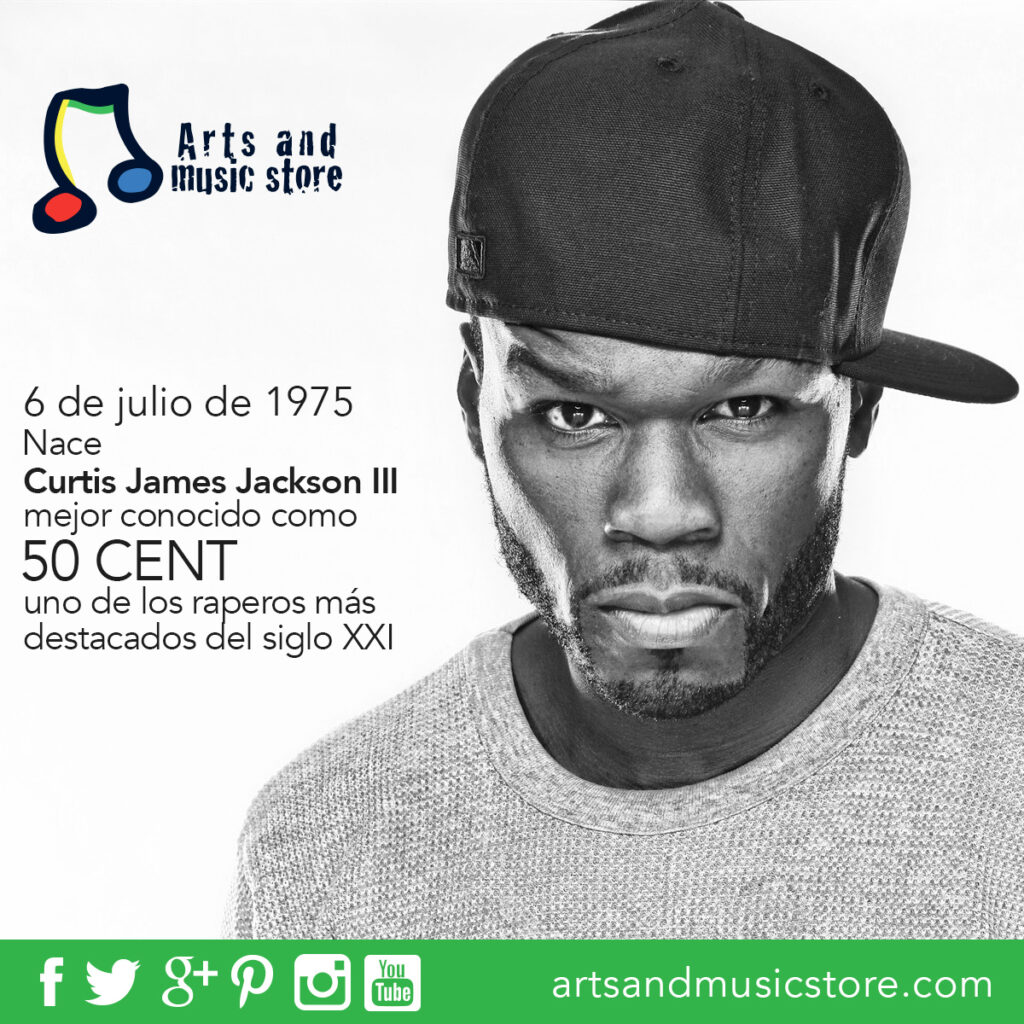 6 de julio de 1975 nace Curtis James Jackson III, mejor conocido como 50 Cent, uno de los raperos más destacados del siglo XXI