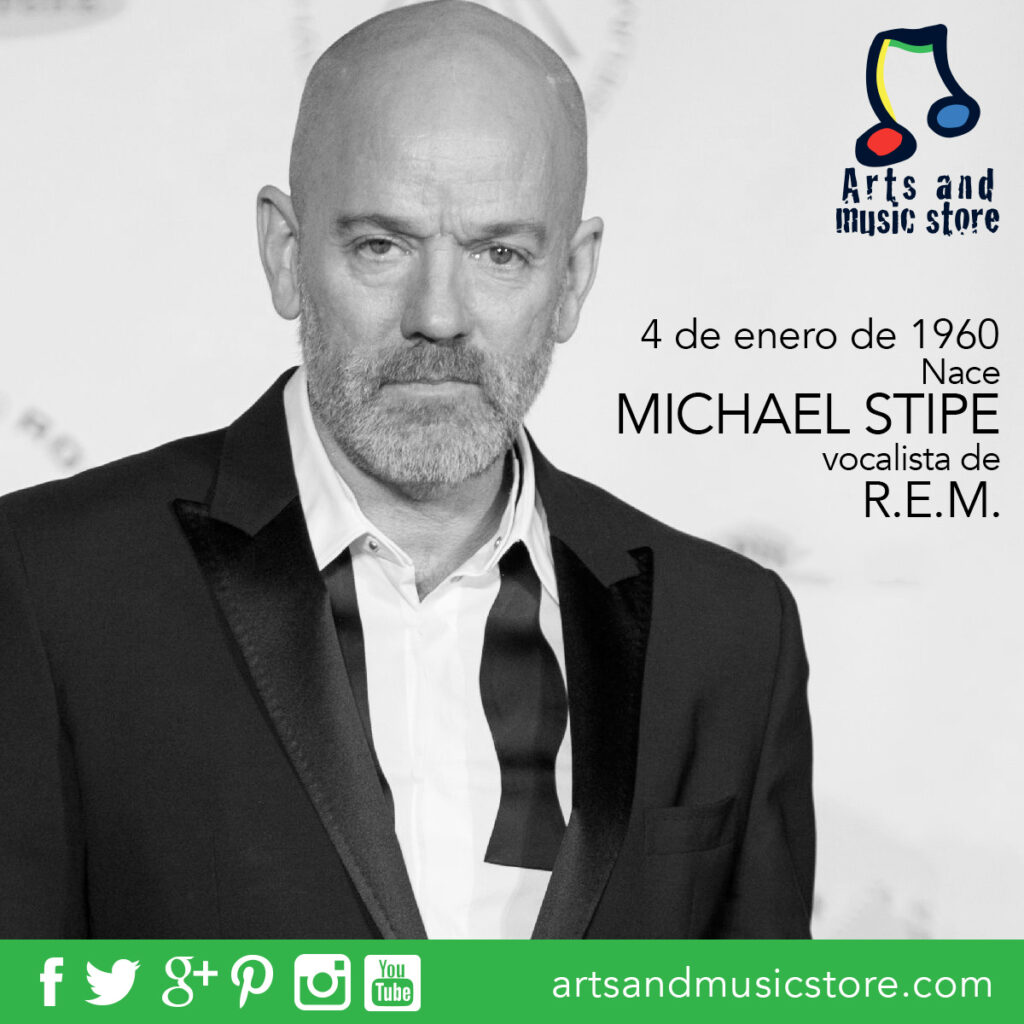 4 de enero de 1960 nace Michael Stipe, vocalista de R.E.M.